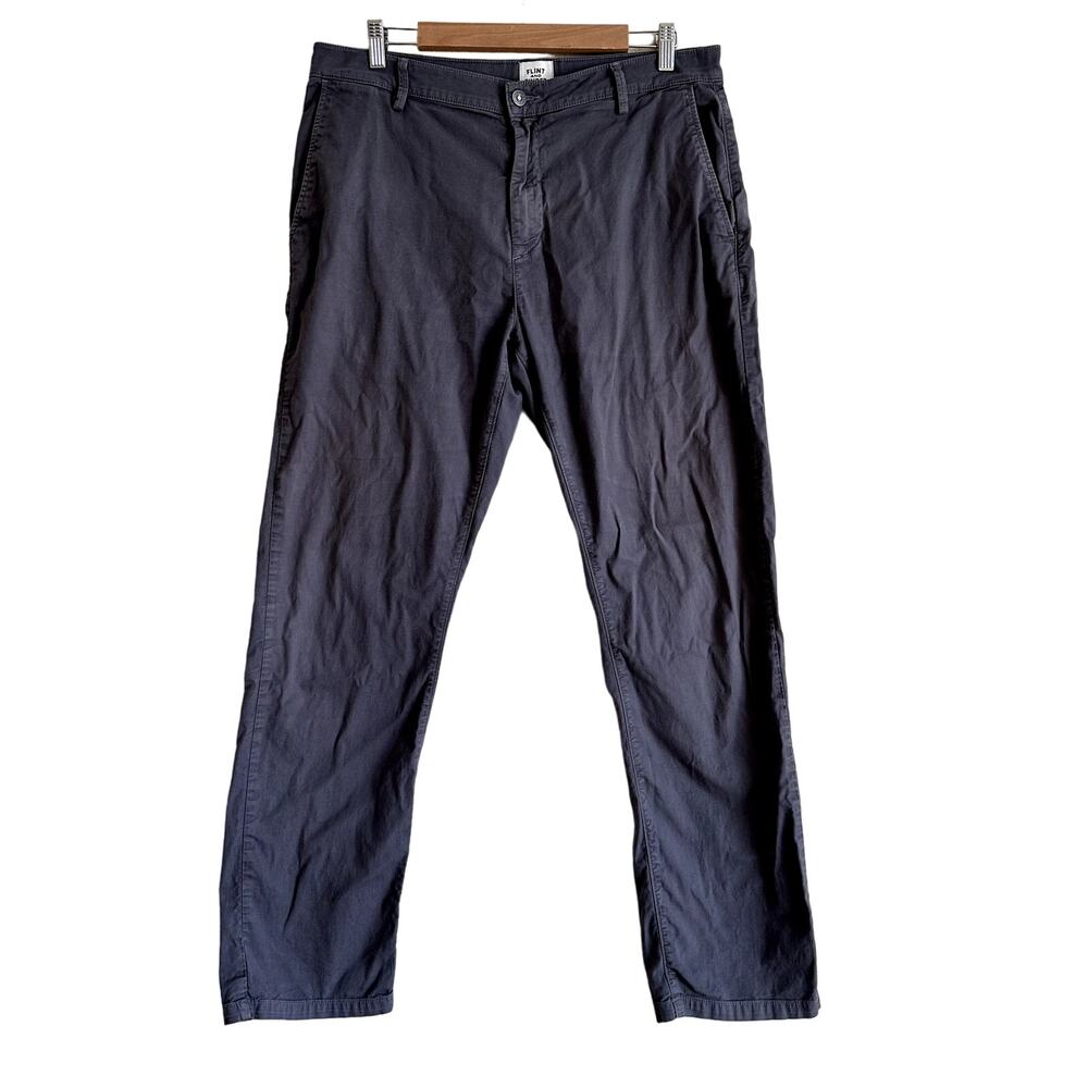 Flint and‎ Tinder 365 Casual Workwear Straight Jeans Charcoal Grey Men's Size 34